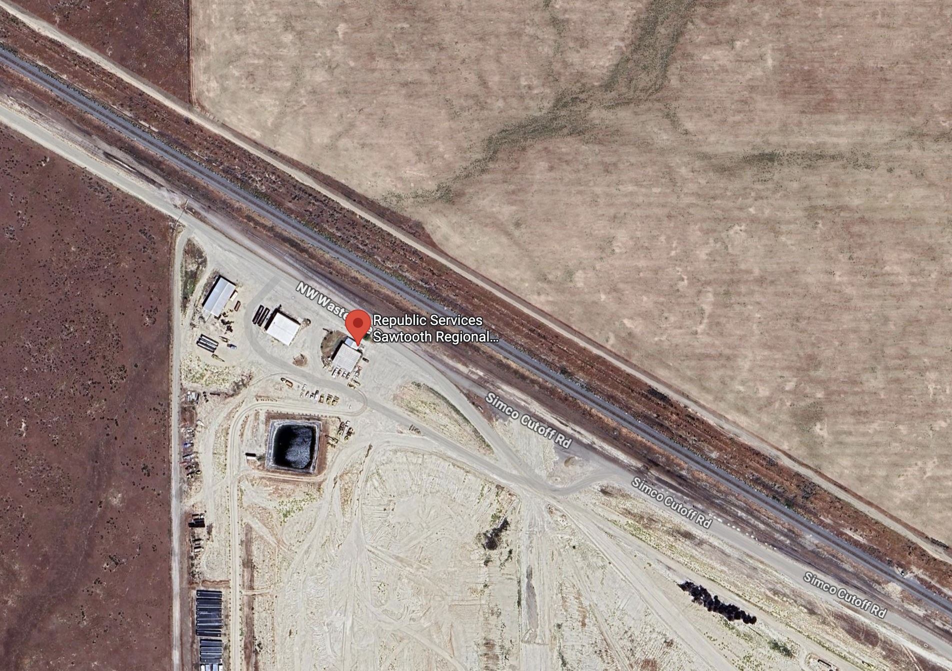 Sawtooth Regional Landfill Map